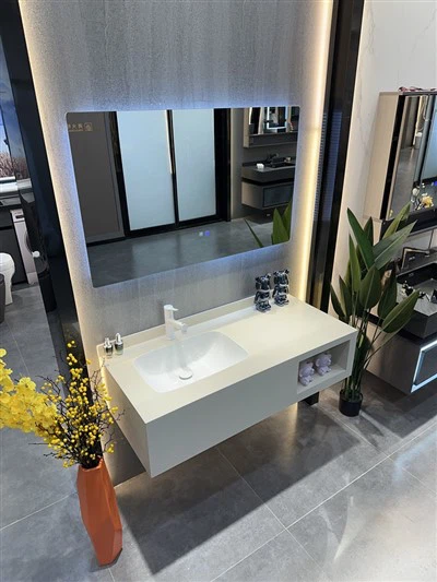 Badkamer leisteen eenvoudig kabinet